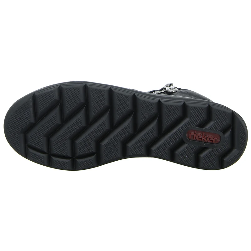 Rieker Schlupf-/Reißverschlußstiefelette Warmfutter bis 35mm Absatz (casual)