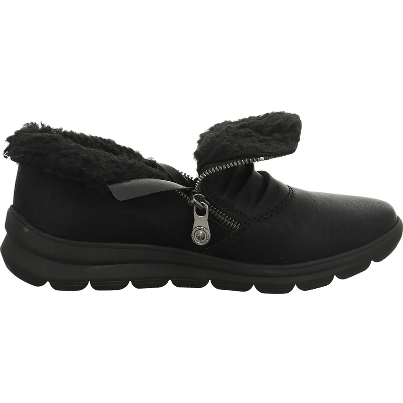 Rieker Schlupf-/Reißverschlußstiefelette Warmfutter bis 35mm Absatz (casual)
