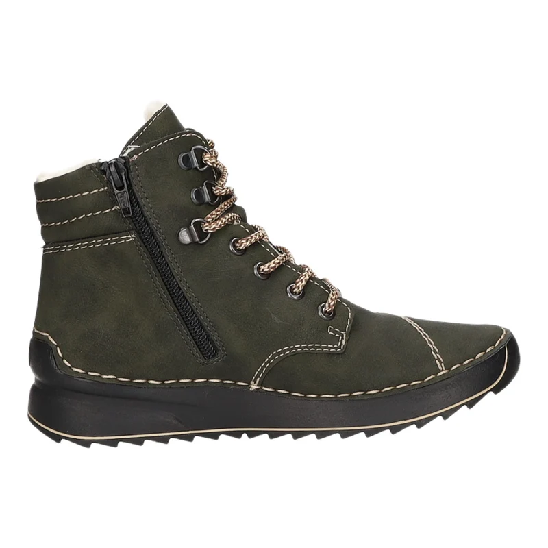 Rieker Schnürstiefelette Warmfutter bis 35mm Absatz (casual)