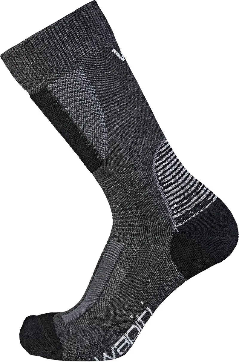 WAPITI Wandersocken S09 mit Merinowolle & Seide