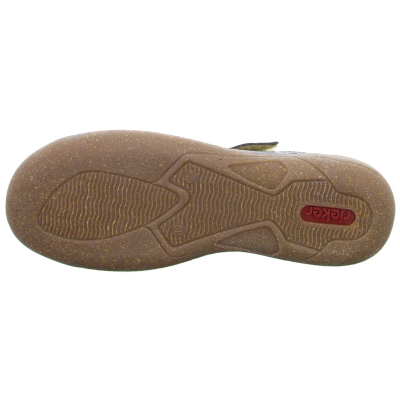 Rieker Slipper/Kletthalbschuh luftdurchlässig (durchbrochenes/geflochtenes Obermaterial)