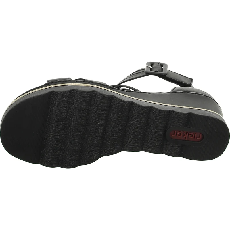 Rieker Keil Sandalette ab 30mm Sohlenhöhe