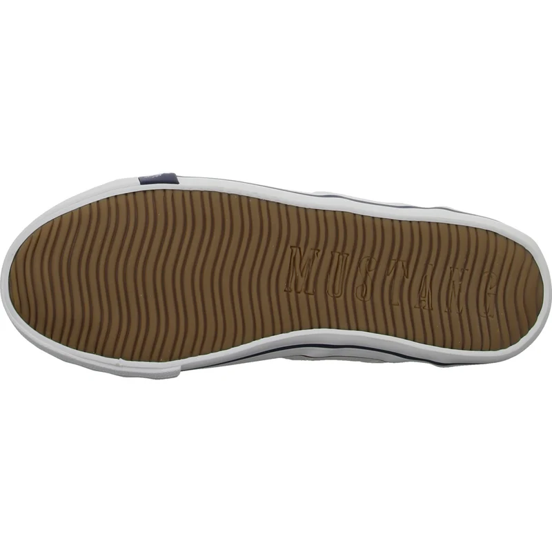 MUSTANG Leinen Slipper/Kletthalbschuh