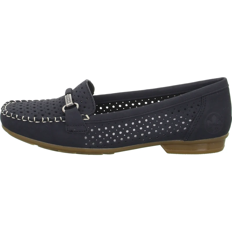 Rieker Slipper/Kletthalbschuh luftdurchlässig (durchbrochenes/geflochtenes Obermaterial)