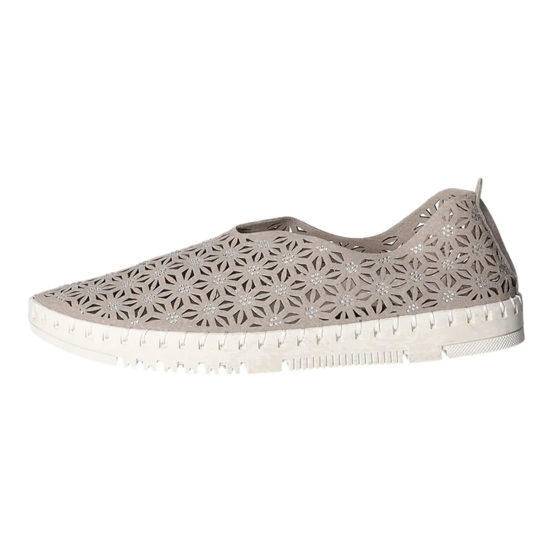 2GO Fashion Slipper/Kletthalbschuh luftdurchlässig (durchbrochenes/geflochtenes Obermaterial)