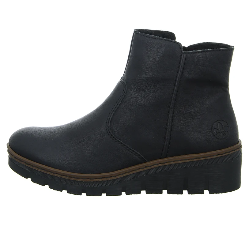Rieker Schlupf-/Reißverschlußstiefelette Warmfutter bis 35mm Absatz (casual)