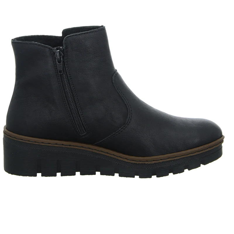 Rieker Schlupf-/Reißverschlußstiefelette Warmfutter bis 35mm Absatz (casual)