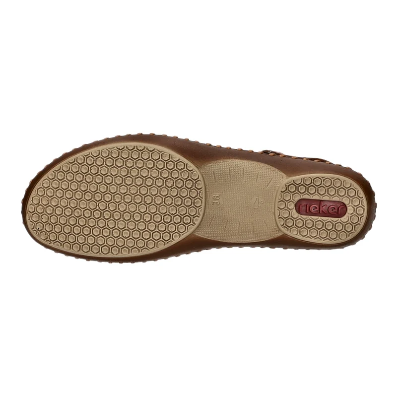 Rieker Slipper/Kletthalbschuh luftdurchlässig (durchbrochenes/geflochtenes Obermaterial)