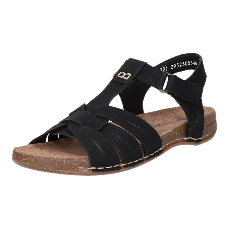 Rieker Sandalette mit Mehrweite bis 30mm Sohlenhöhe