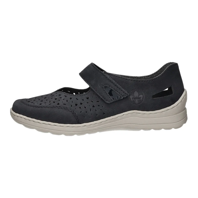 Rieker Slipper/Kletthalbschuh luftdurchlässig (durchbrochenes/geflochtenes Obermaterial)