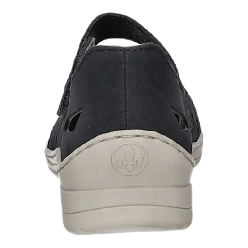 Rieker Slipper/Kletthalbschuh luftdurchlässig (durchbrochenes/geflochtenes Obermaterial)
