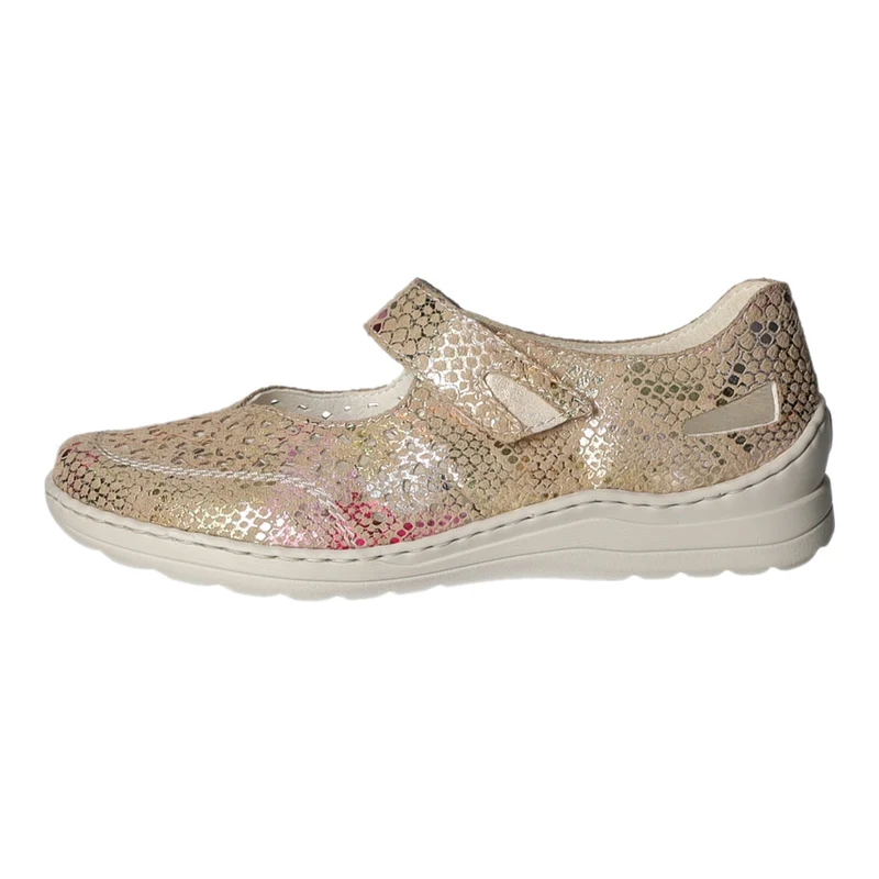 Rieker Slipper/Kletthalbschuh luftdurchlässig (durchbrochenes/geflochtenes Obermaterial)