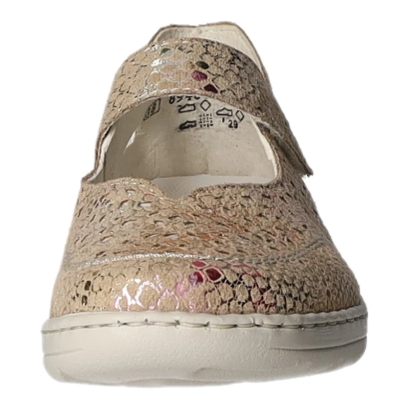 Rieker Slipper/Kletthalbschuh luftdurchlässig (durchbrochenes/geflochtenes Obermaterial)