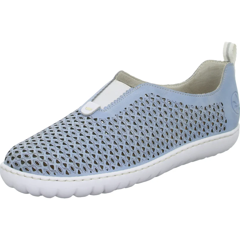 Rieker Slipper/Kletthalbschuh luftdurchlässig (durchbrochenes/geflochtenes Obermaterial)
