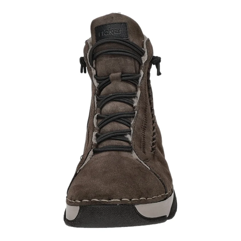 Rieker Schlupf-/Reißverschlußstiefelette Warmfutter bis 35mm Absatz (casual)