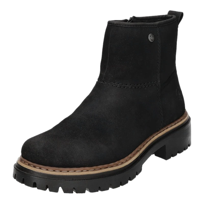 Rieker Schlupf-/Reißverschlußstiefelette Warmfutter bis 35mm Absatz (casual)