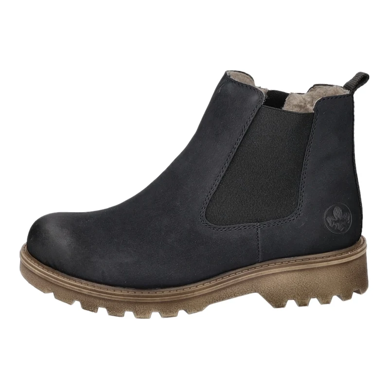 Rieker Schlupf-/Reißverschlußstiefelette Warmfutter bis 35mm Absatz (casual)
