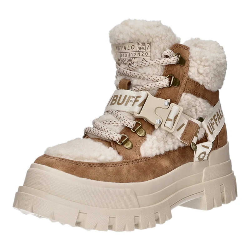 Buffalo Schnürstiefelette Warmfutter bis 35mm Absatz (casual) ASPHA COM MID WARM