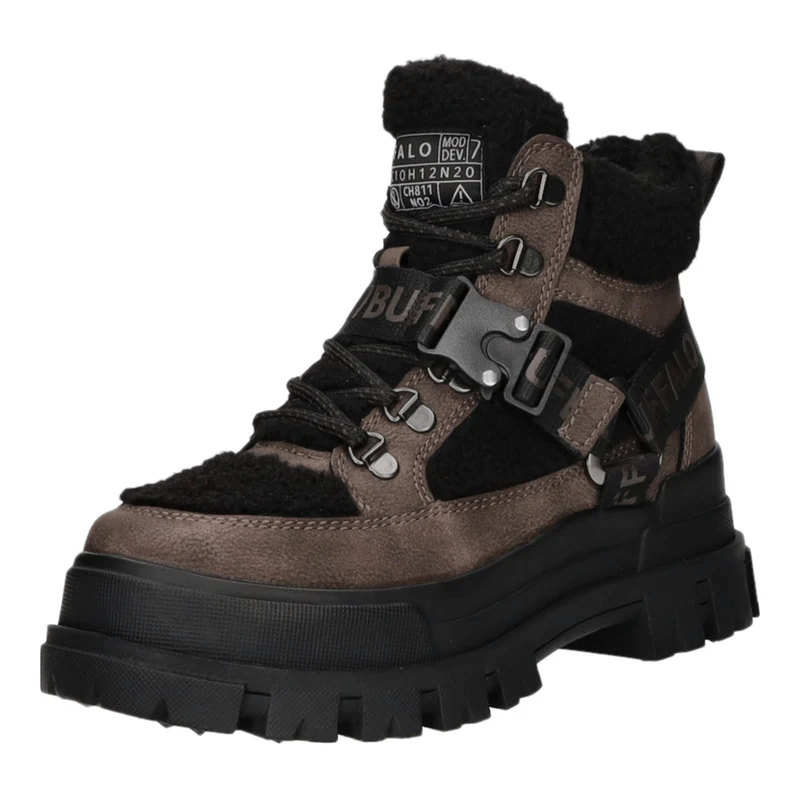 Buffalo Schnürstiefelette Warmfutter bis 35mm Absatz (casual) ASPHA COM MID WARM