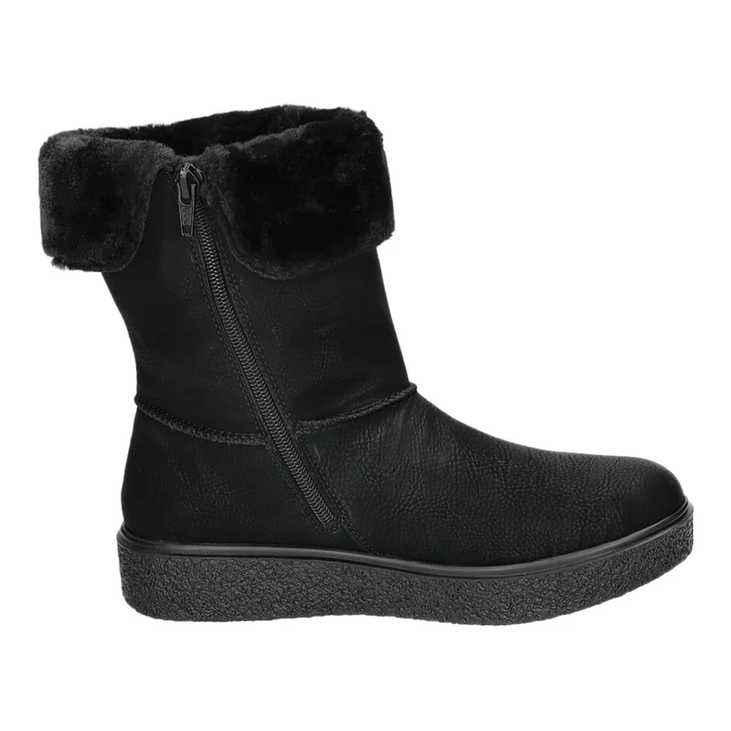 Rieker Schlupf-/Reißverschlußstiefelette Warmfutter bis 35mm Absatz (casual)