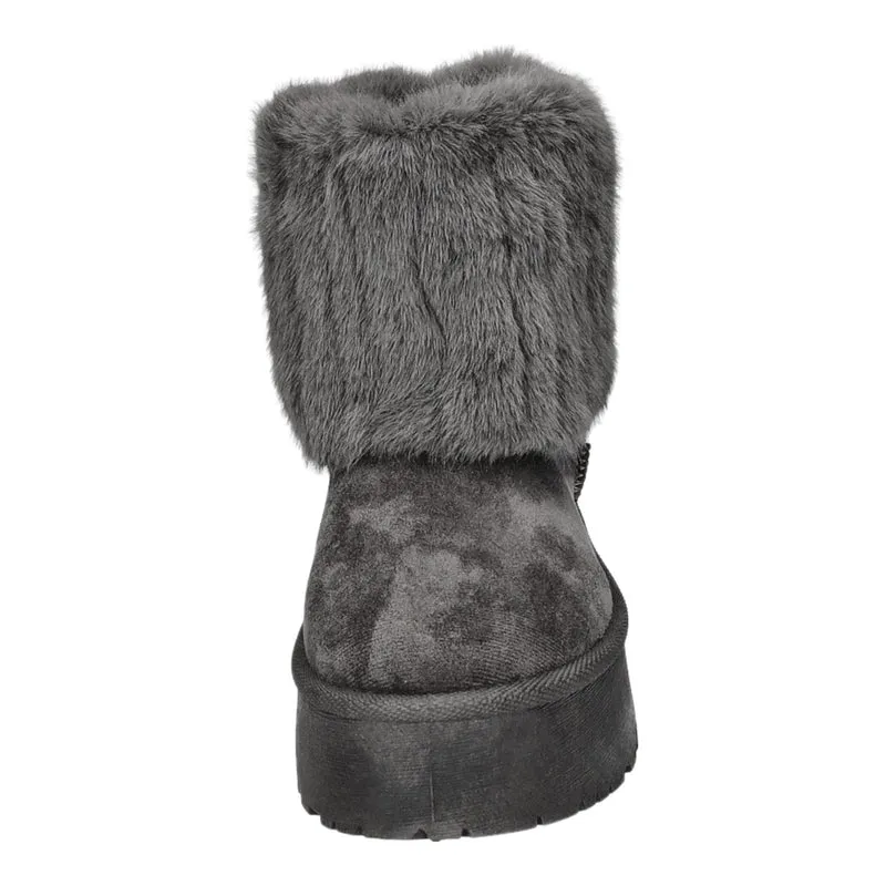 SDS Schlupf-/Reißverschlußstiefelette Warmfutter bis 35mm Absatz (casual)