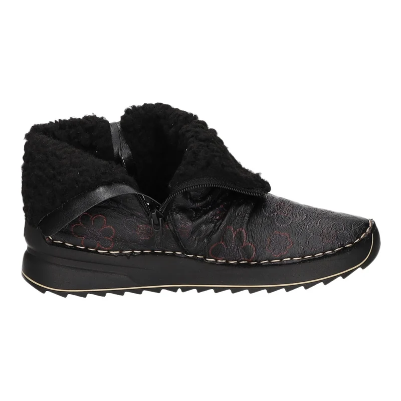 Rieker Schlupf-/Reißverschlußstiefelette Warmfutter bis 35mm Absatz (casual)