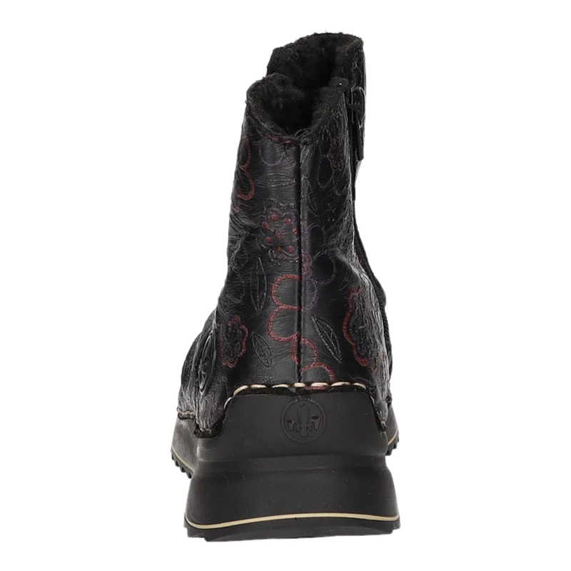 Rieker Schlupf-/Reißverschlußstiefelette Warmfutter bis 35mm Absatz (casual)