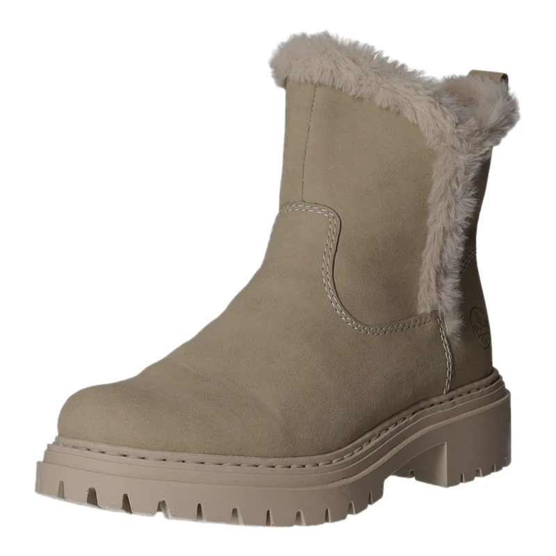 Rieker Schlupf-/Reißverschlußstiefelette Warmfutter bis 35mm Absatz (casual)