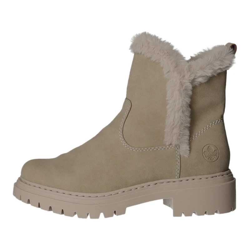 Rieker Schlupf-/Reißverschlußstiefelette Warmfutter bis 35mm Absatz (casual)