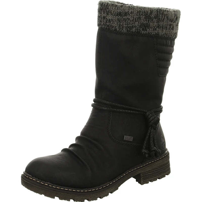 Rieker Schlupf-/Reißverschlußstiefelette Warmfutter bis 35mm Absatz (casual)