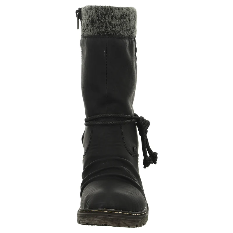 Rieker Schlupf-/Reißverschlußstiefelette Warmfutter bis 35mm Absatz (casual)