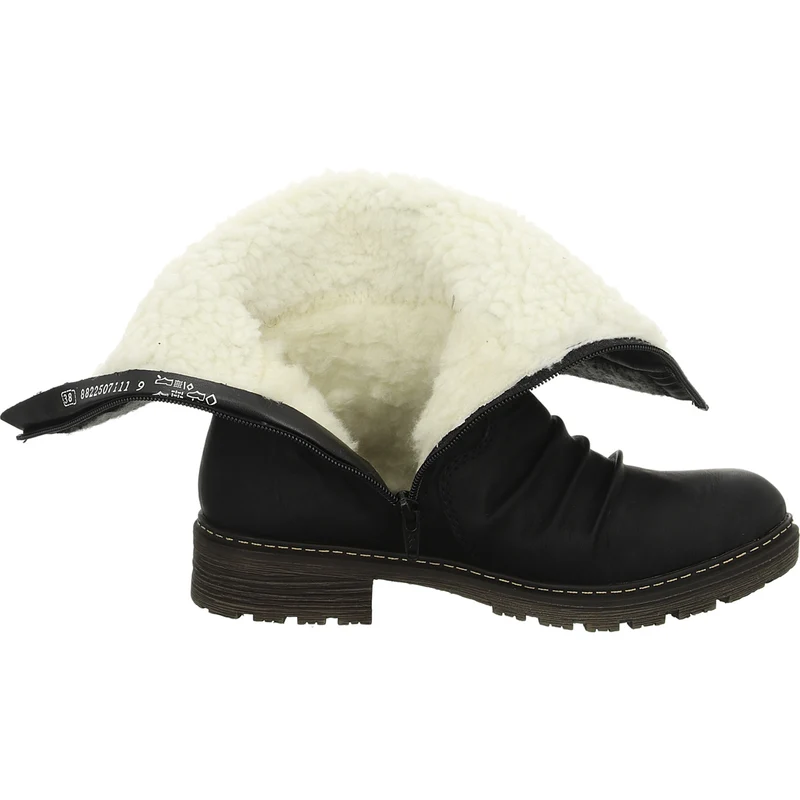 Rieker Schlupf-/Reißverschlußstiefelette Warmfutter bis 35mm Absatz (casual)