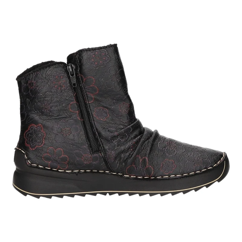 Rieker Schlupf-/Reißverschlußstiefelette Warmfutter bis 35mm Absatz (casual)
