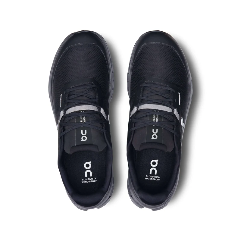 ON Cloudvista 2 Waterproof Herren Laufschuhe Schwarz
