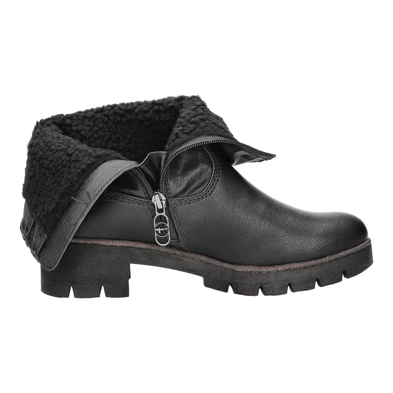 Tamaris Schlupf-/Reißverschlußstiefelette Warmfutter ab 35mm Absatz