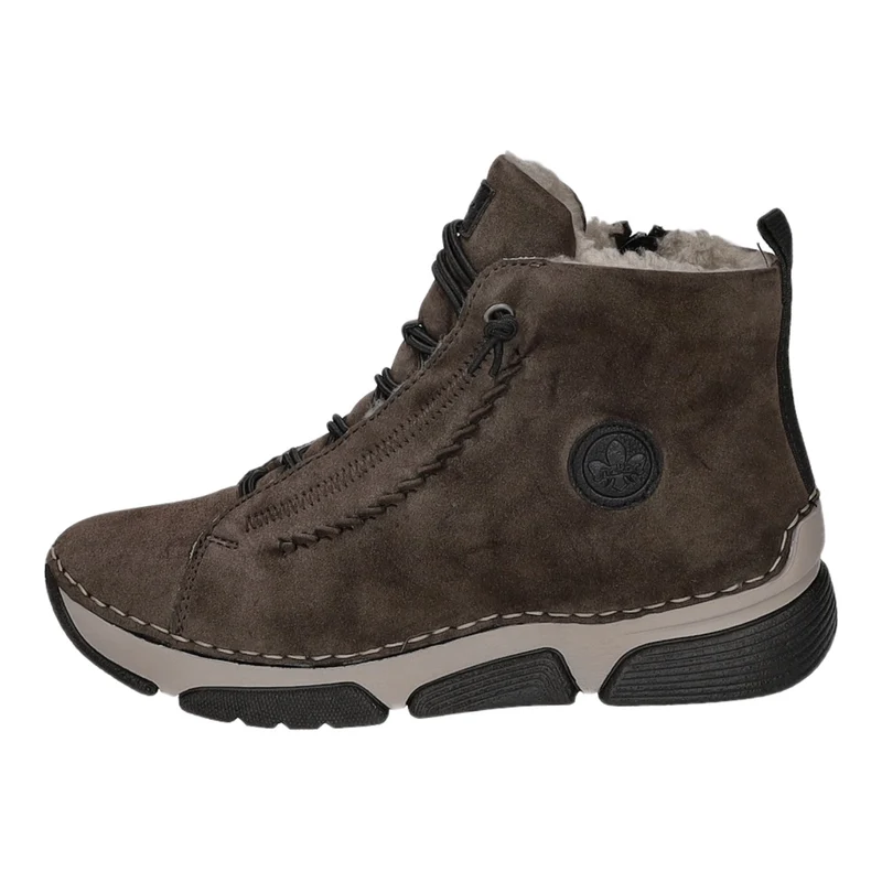 Rieker Schlupf-/Reißverschlußstiefelette Warmfutter bis 35mm Absatz (casual)
