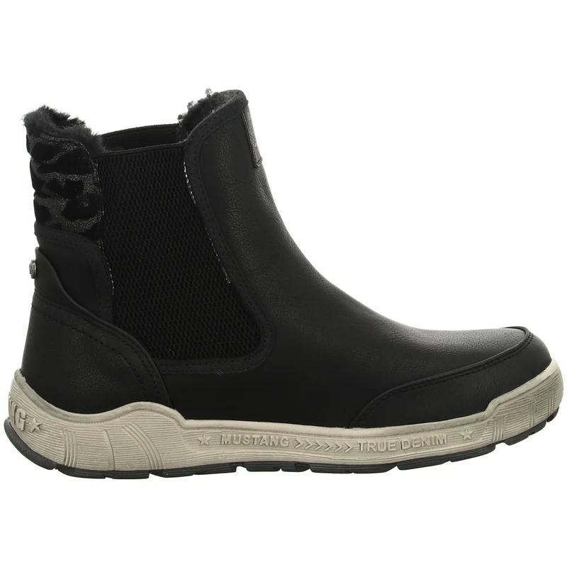 MUSTANG Schlupf-/Reißverschlußstiefelette Warmfutter bis 35mm Absatz (casual)
