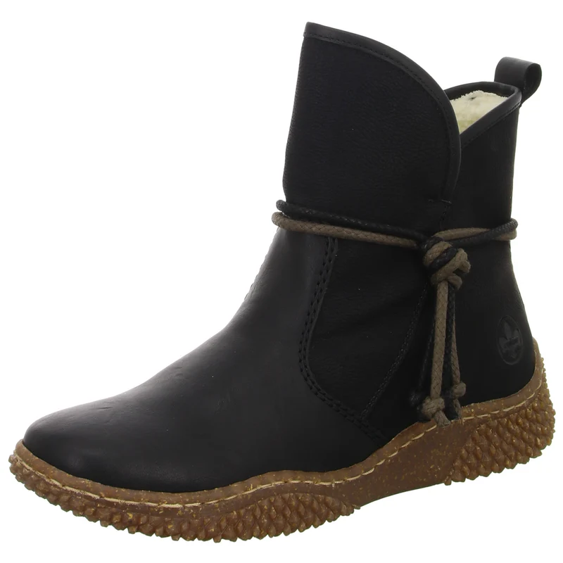 Rieker Schlupf-/Reißverschlußstiefelette Warmfutter bis 35mm Absatz (casual)