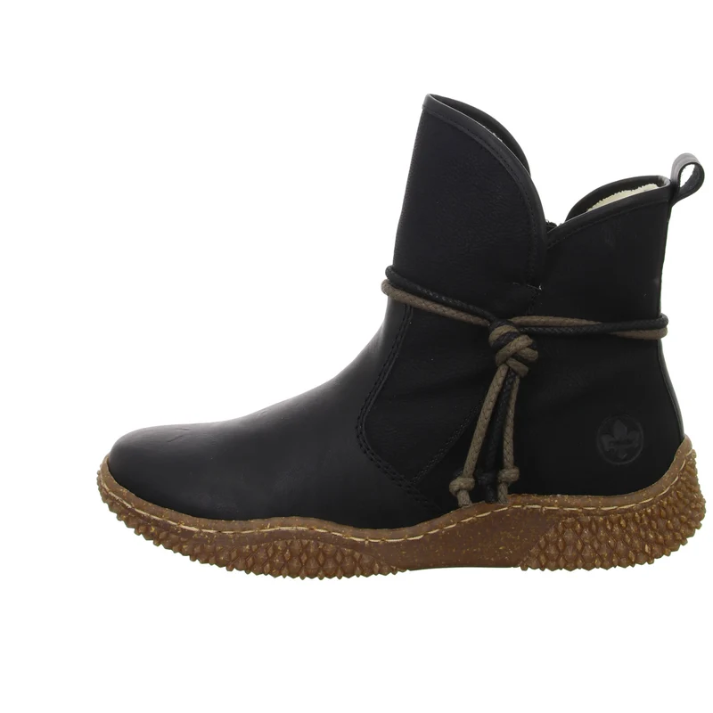 Rieker Schlupf-/Reißverschlußstiefelette Warmfutter bis 35mm Absatz (casual)