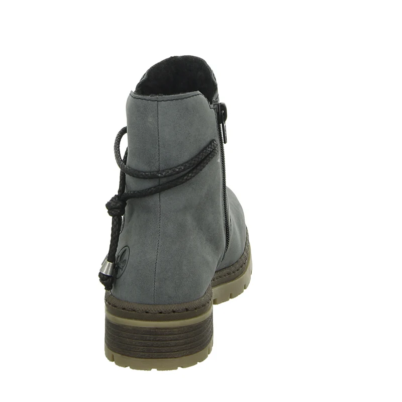 Rieker Schlupf-/Reißverschlußstiefelette Warmfutter bis 35mm Absatz (casual)