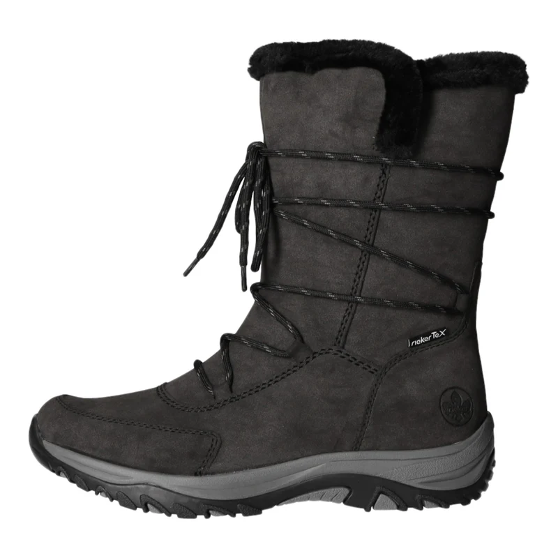 Rieker Schlupf-/Reißverschlußstiefelette Warmfutter bis 35mm Absatz (casual)