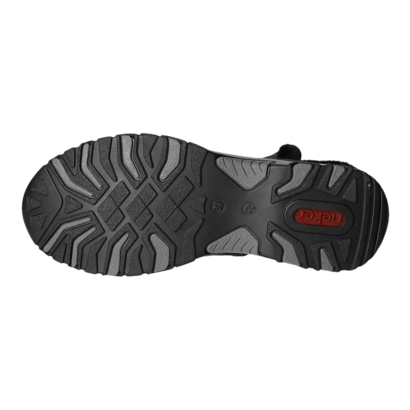 Rieker Schlupf-/Reißverschlußstiefelette Warmfutter bis 35mm Absatz (casual)
