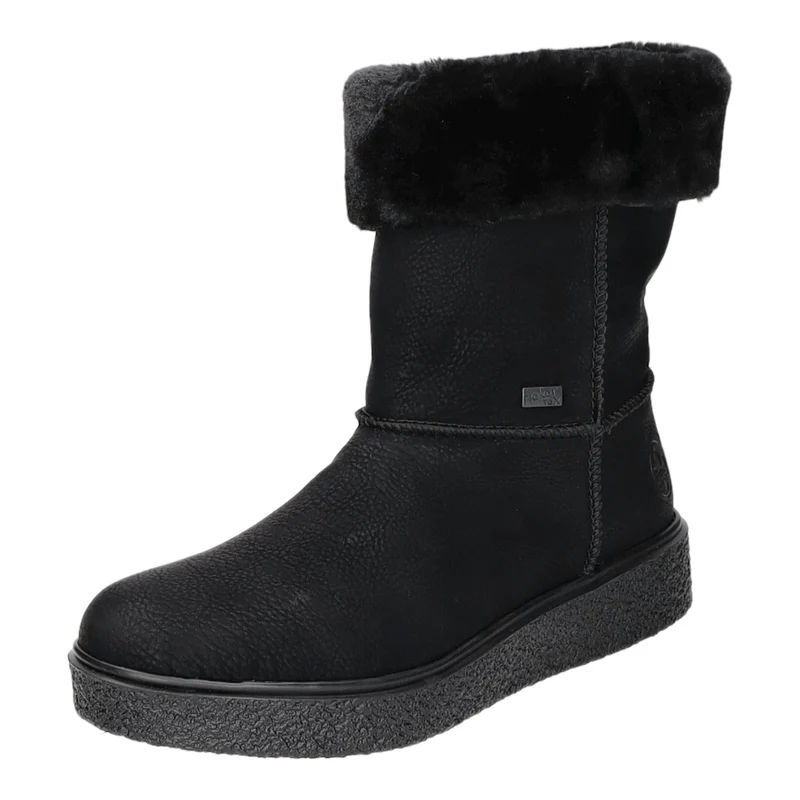 Rieker Schlupf-/Reißverschlußstiefelette Warmfutter bis 35mm Absatz (casual)