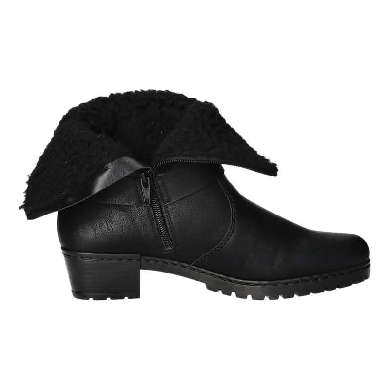 Rieker Schlupf-/Reißverschlußstiefelette Warmfutter ab 35mm Absatz