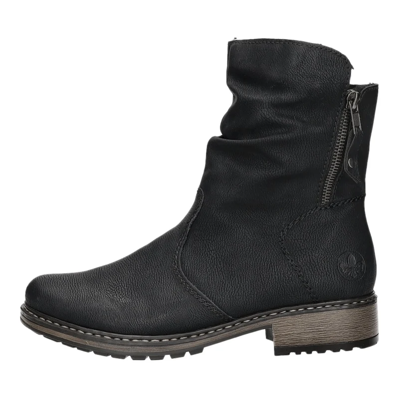 Rieker Schlupf-/Reißverschlußstiefelette Warmfutter bis 35mm Absatz (casual)