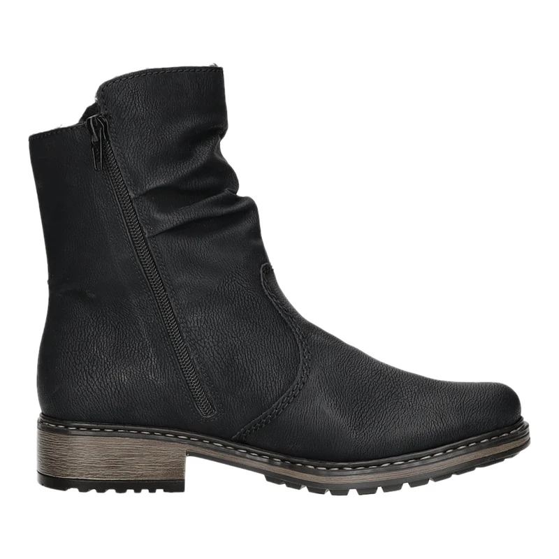 Rieker Schlupf-/Reißverschlußstiefelette Warmfutter bis 35mm Absatz (casual)