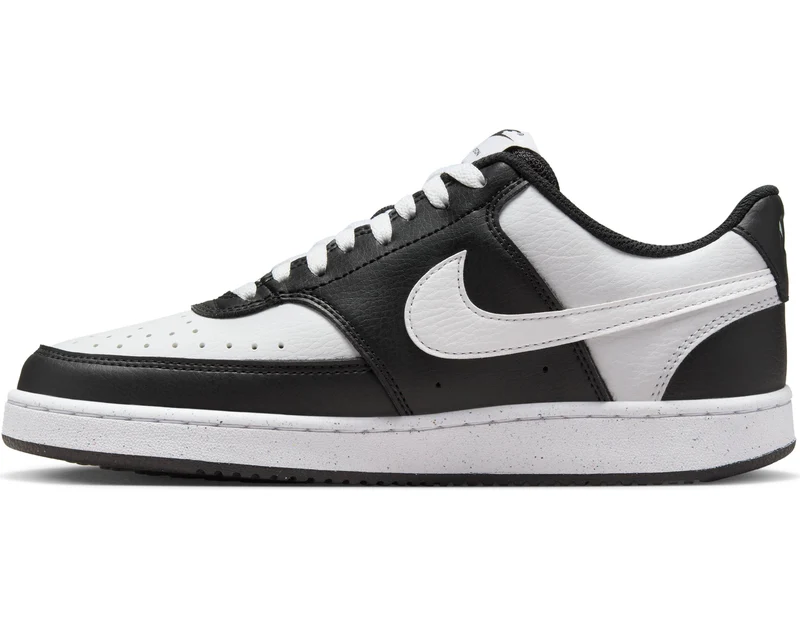 NIKE W Court Vision Lo NN Sneaker Schwarz-Weiß