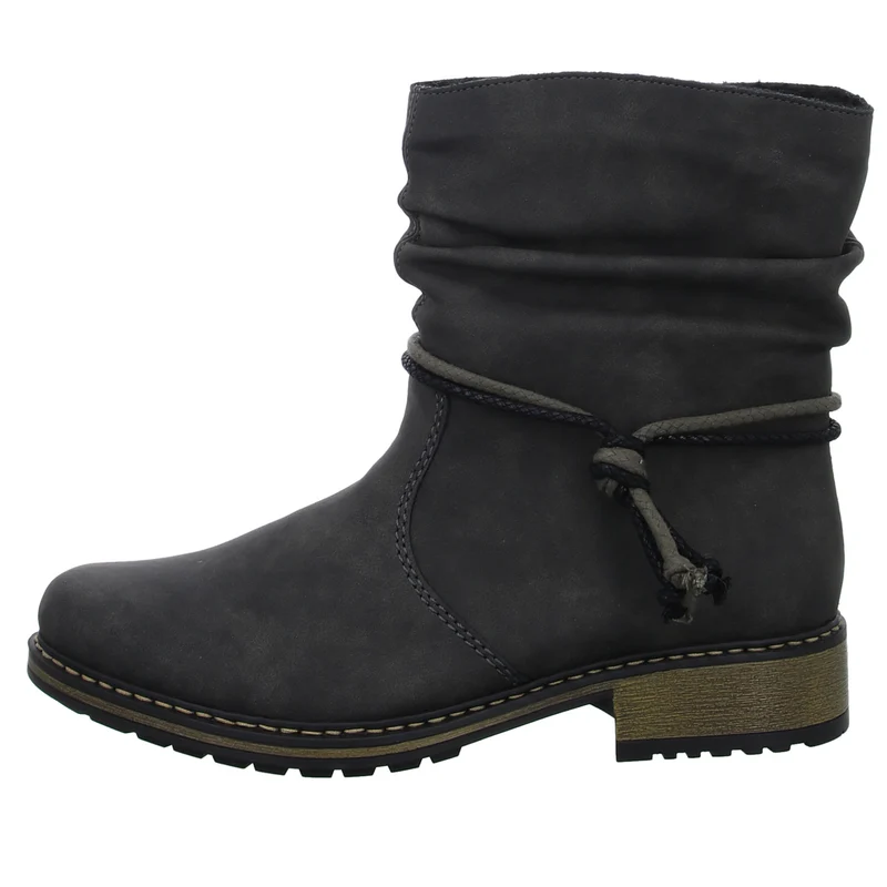 Rieker Schlupf-/Reißverschlußstiefelette Warmfutter bis 35mm Absatz (casual)