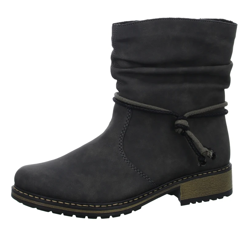 Rieker Schlupf-/Reißverschlußstiefelette Warmfutter bis 35mm Absatz (casual)