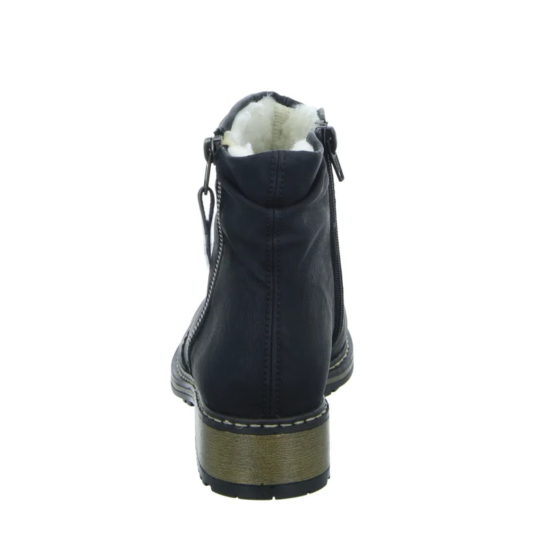Rieker Schlupf-/Reißverschlußstiefelette Warmfutter bis 35mm Absatz (casual)